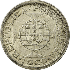 Coin, Mozambique, 5 Escudos, 1960, VF(30-35), Silver, KM:84