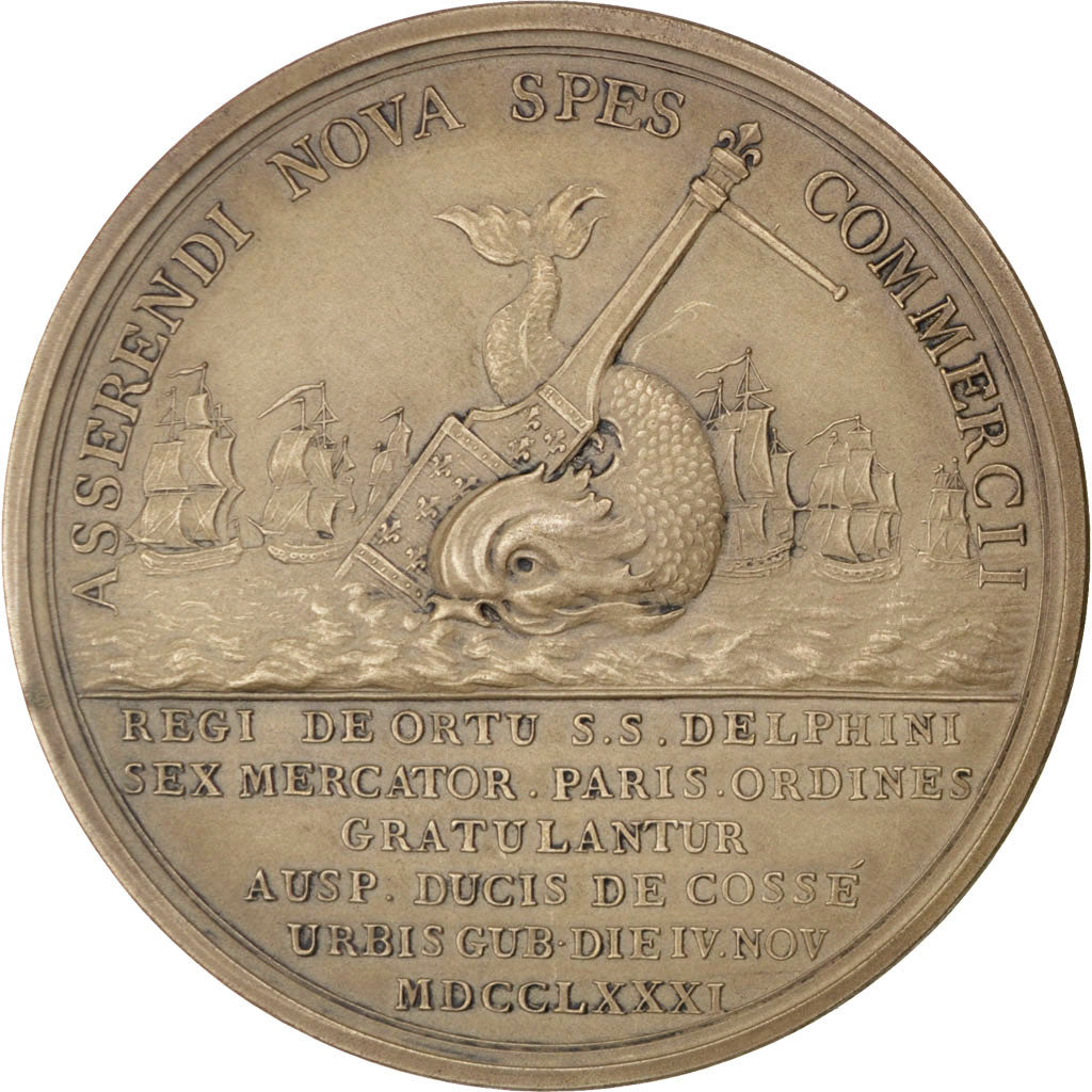 Louis XVI de Marie Antoinette, Naissance du Dauphin, Médaille