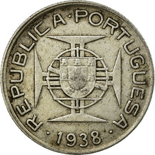 Moneta, Mozambico, 2-1/2 Escudos, 1938, BB, Argento, KM:68