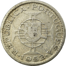 Moneta, Angola, 10 Escudos, 1952, BB, Argento, KM:73