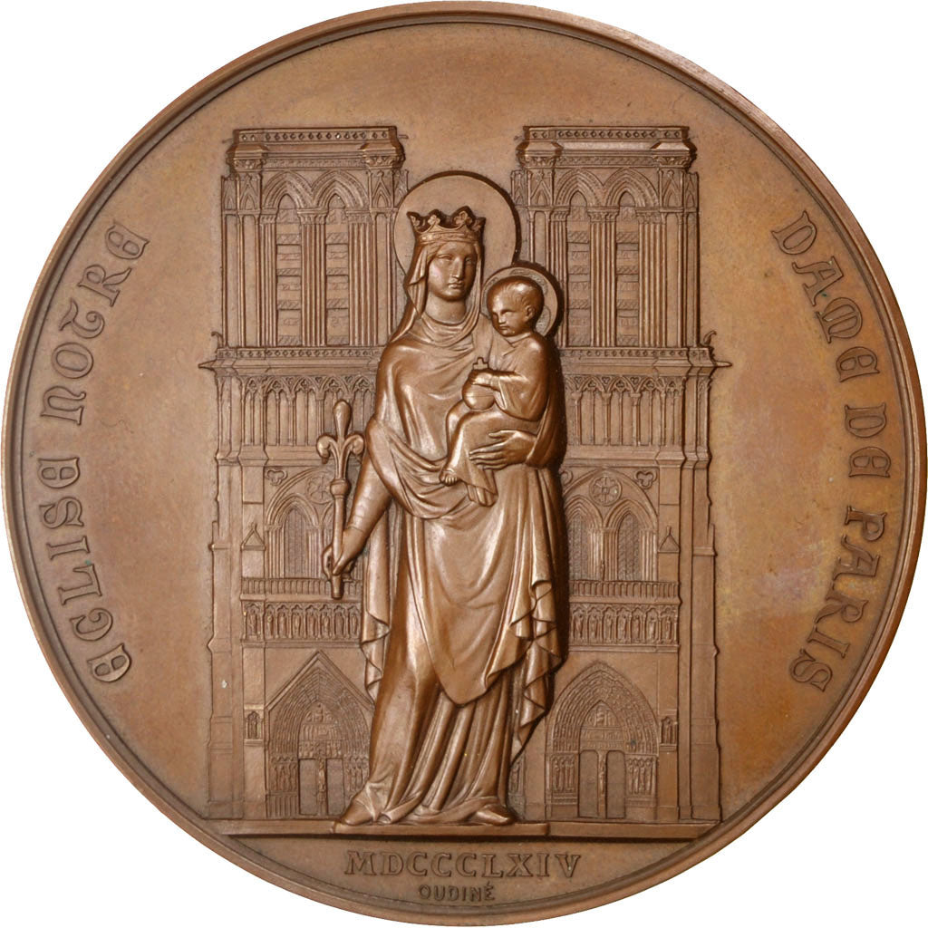 Eglise Notre Dame de Paris, Médaille