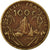 Moeda, Polinésia Francesa, 100 Francs, 1976, Paris, VF(30-35), Níquel-Bronze