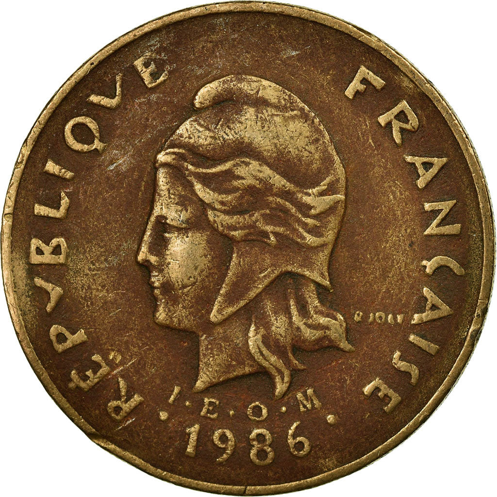 Coin, French Polynesia, 100 Francs, 1986, Paris, VF(30-35), Nickel-Bronze, KM:14