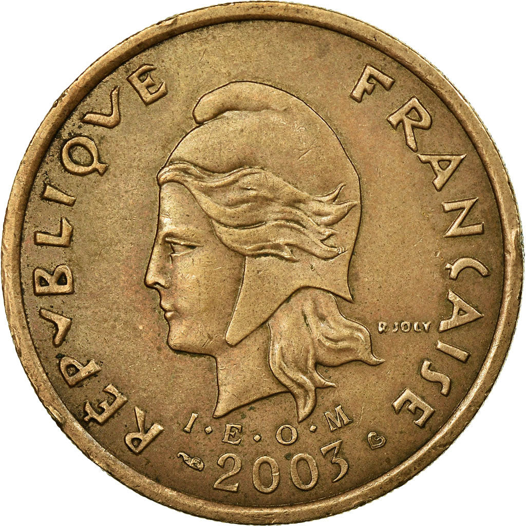 Coin, French Polynesia, 100 Francs, 2003, Paris, EF(40-45), Nickel-Bronze, KM:14