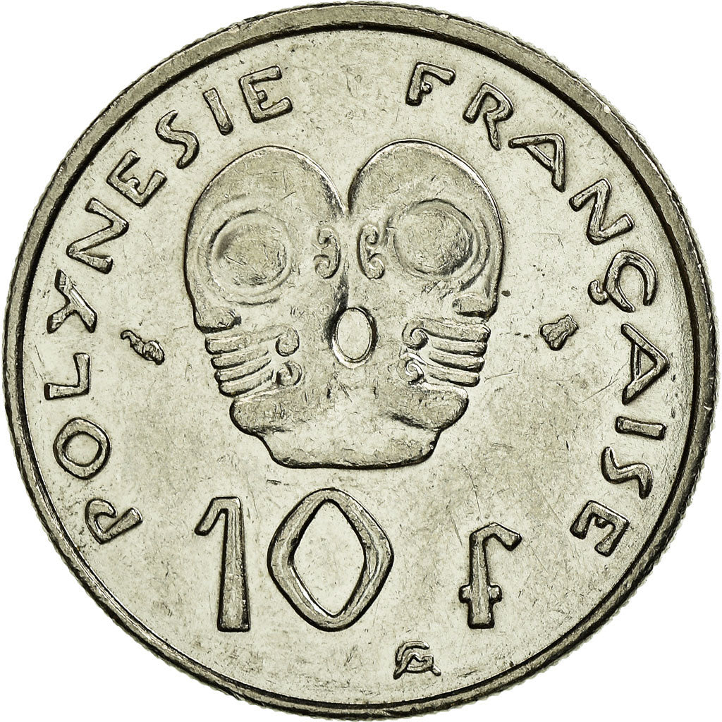 Moneta, Polinezja Francuska, 10 Francs, 2000, Paris, EF(40-45), Nikiel, KM:8