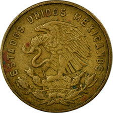 Coin, Mexico, 5 Centavos, 1967, Mexico City, VF(20-25), Brass, KM:426