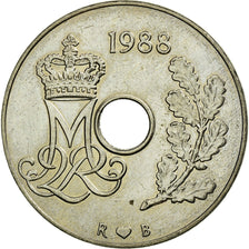 Coin, Denmark, Margrethe II, 25 Öre, 1988, Copenhagen, EF(40-45)
