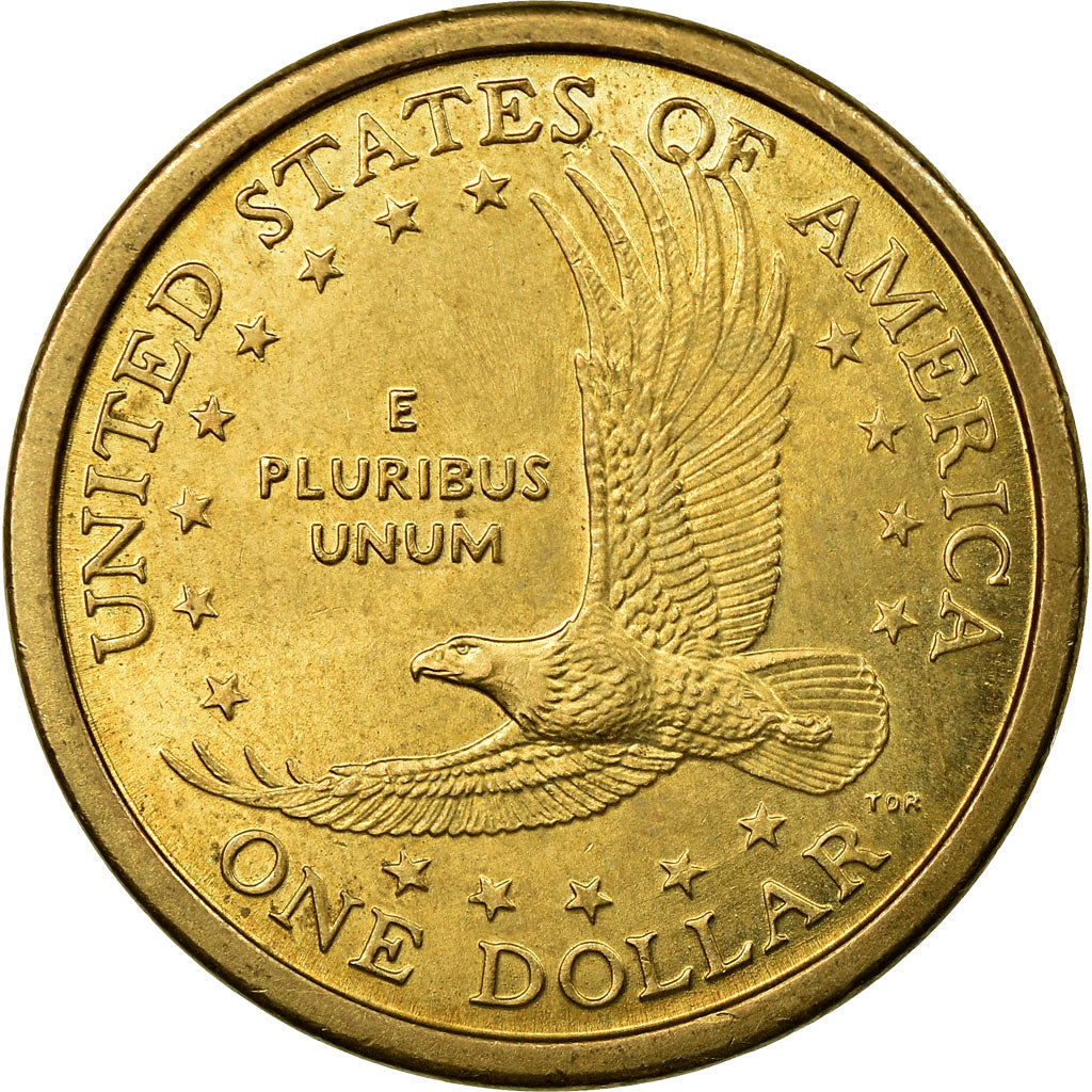 Coin, United States, Sacagawea Dollar, Dollar, 2000, U.S. Mint, Philadelphia