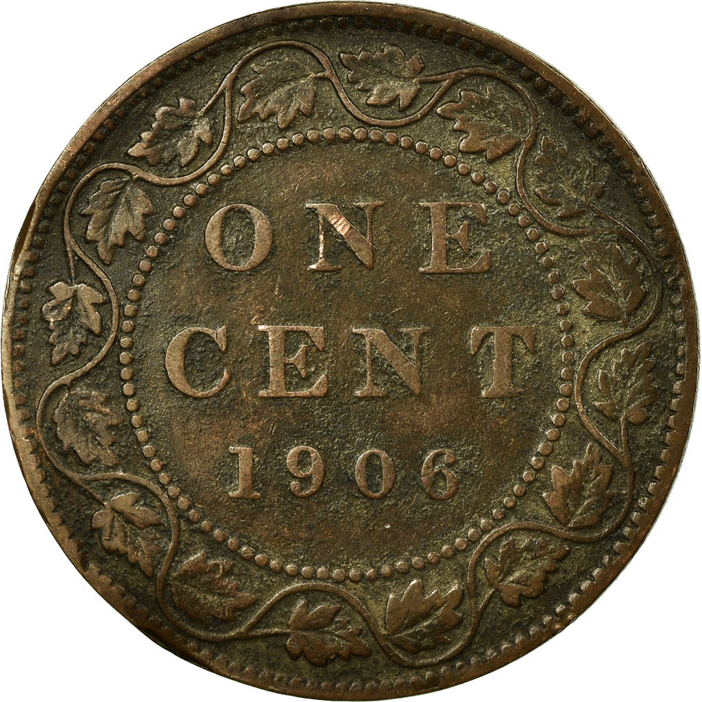 Coin, Canada, Edward VII, Cent, 1906, Royal Canadian Mint, Ottawa, VF(30-35)