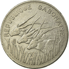 Coin, Gabon, 100 Francs, 1972, Paris, EF(40-45), Nickel, KM:12