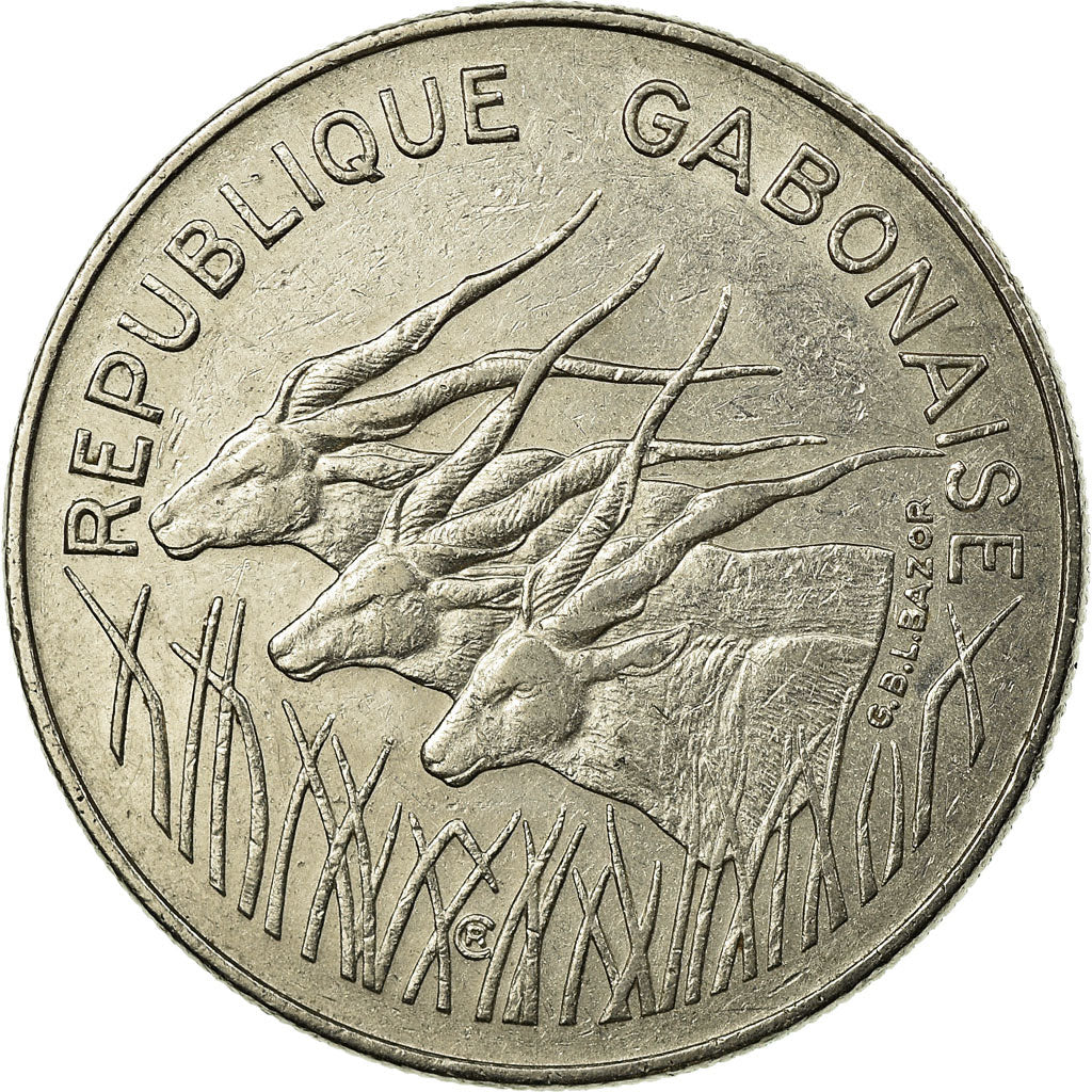 Moneta, Gabon, 100 Francs, 1982, Paris, BB, Nichel, KM:13