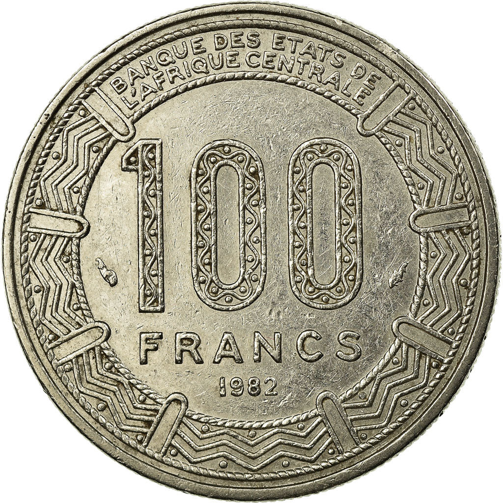 Moneta, Gabon, 100 Francs, 1982, Paris, BB, Nichel, KM:13