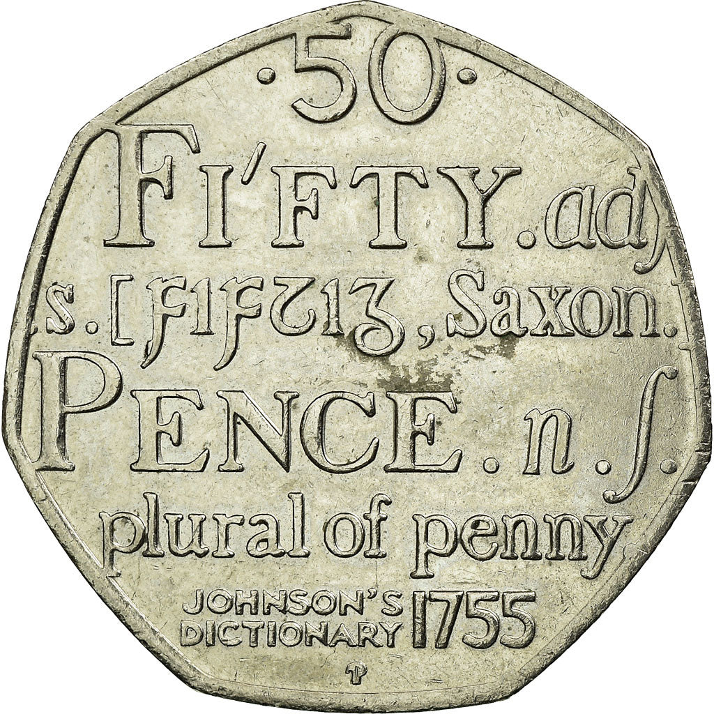 Moneta, Gran Bretagna, Elizabeth II, 50 Pence, 2005, British Royal Mint, BB