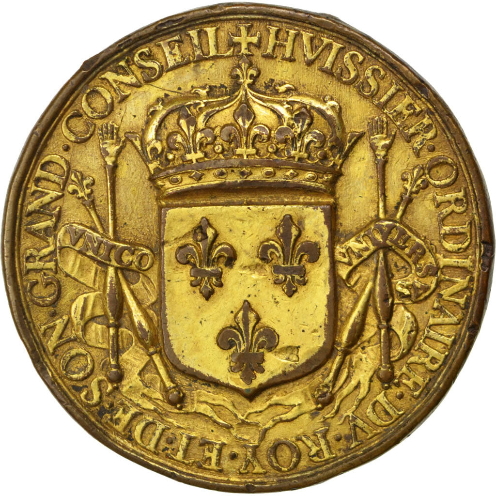 FRANCE, Politics, Society, War, Louis XIV, Medal, AU(50-53), Bronze, 51, 49.20
