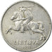 Moneda, Lituania, 2 Centai, 1991, BC+, Aluminio, KM:86