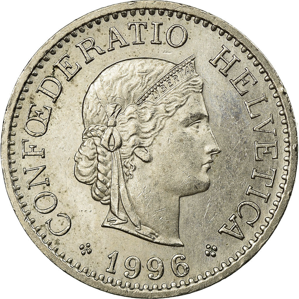 Monnaie, Suisse, 10 Rappen, 1996, Bern, TTB, Copper-nickel, KM:27