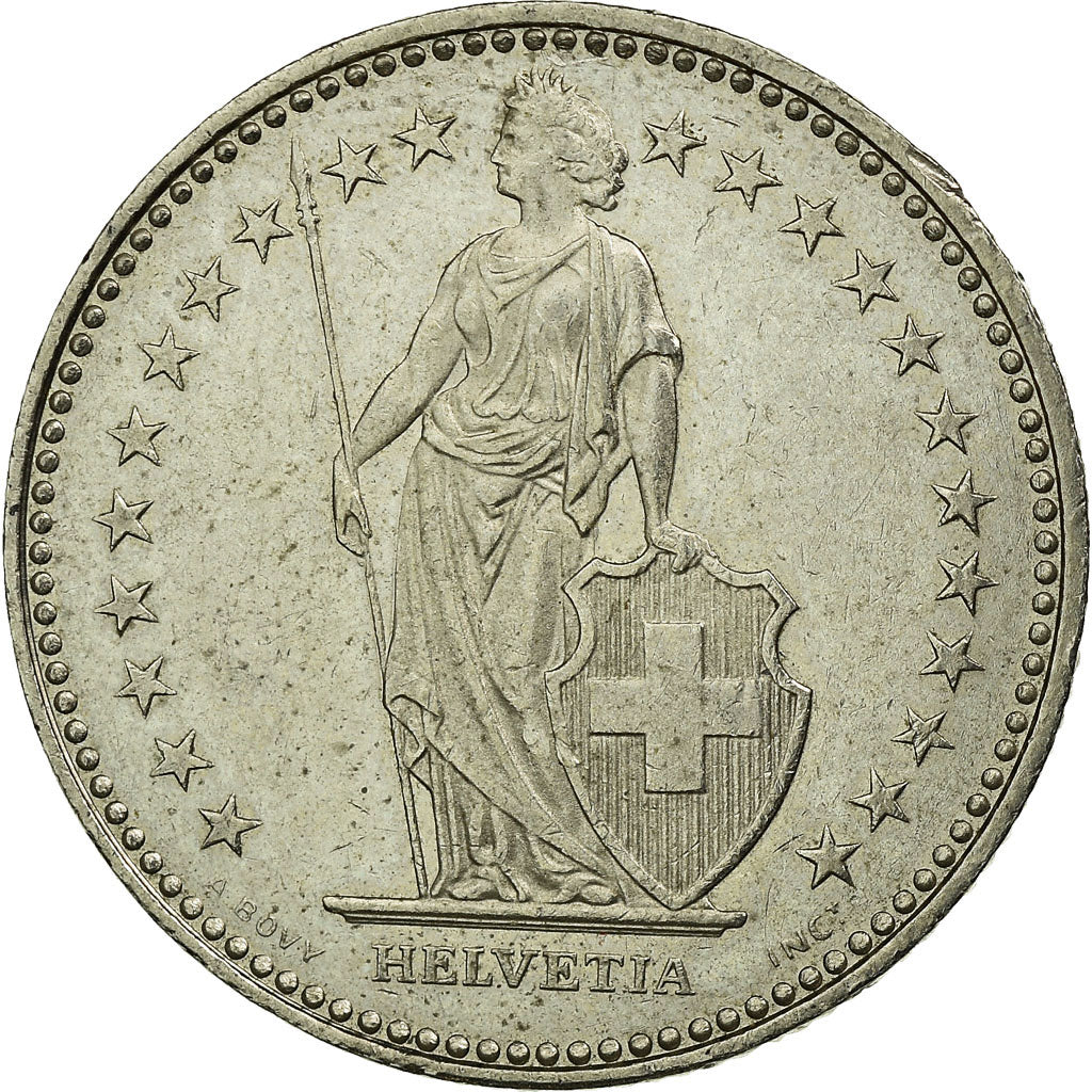 Coin, Switzerland, Franc, 1997, Bern, EF(40-45), Copper-nickel, KM:24a.3