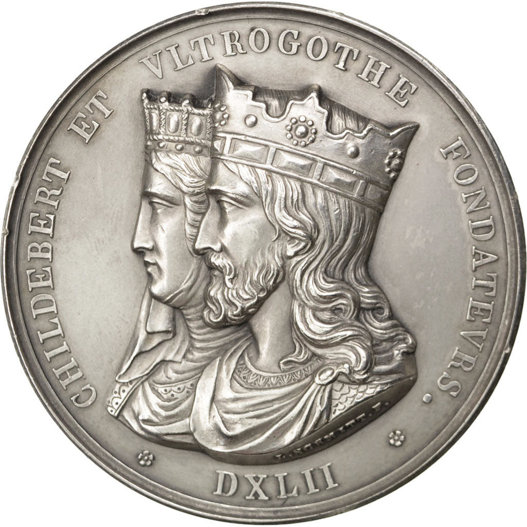 FRANCE, Sciences & Technologies, Louis Philippe I, Medal, AU(55-58), Silver,...
