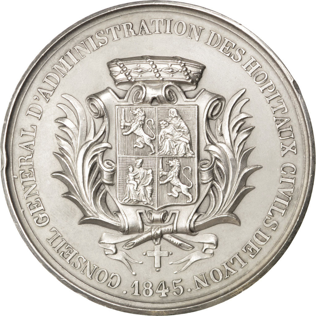 FRANCE, Sciences & Technologies, Louis Philippe I, Medal, AU(55-58), Silver,...
