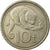 Moneta, Papua Nowa Gwinea, 10 Toea, 1975, EF(40-45), Miedź-Nikiel, KM:4