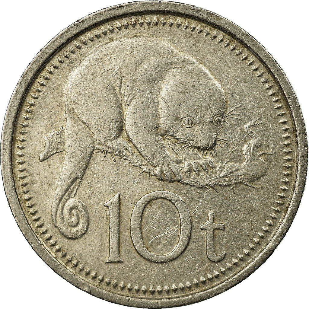 Monnaie, Papua New Guinea, 10 Toea, 1975, TTB, Copper-nickel, KM:4