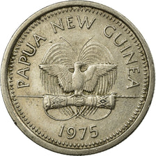Coin, Papua New Guinea, 5 Toea, 1975, EF(40-45), Copper-nickel, KM:3