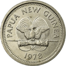 Coin, Papua New Guinea, 5 Toea, 1978, EF(40-45), Copper-nickel, KM:3