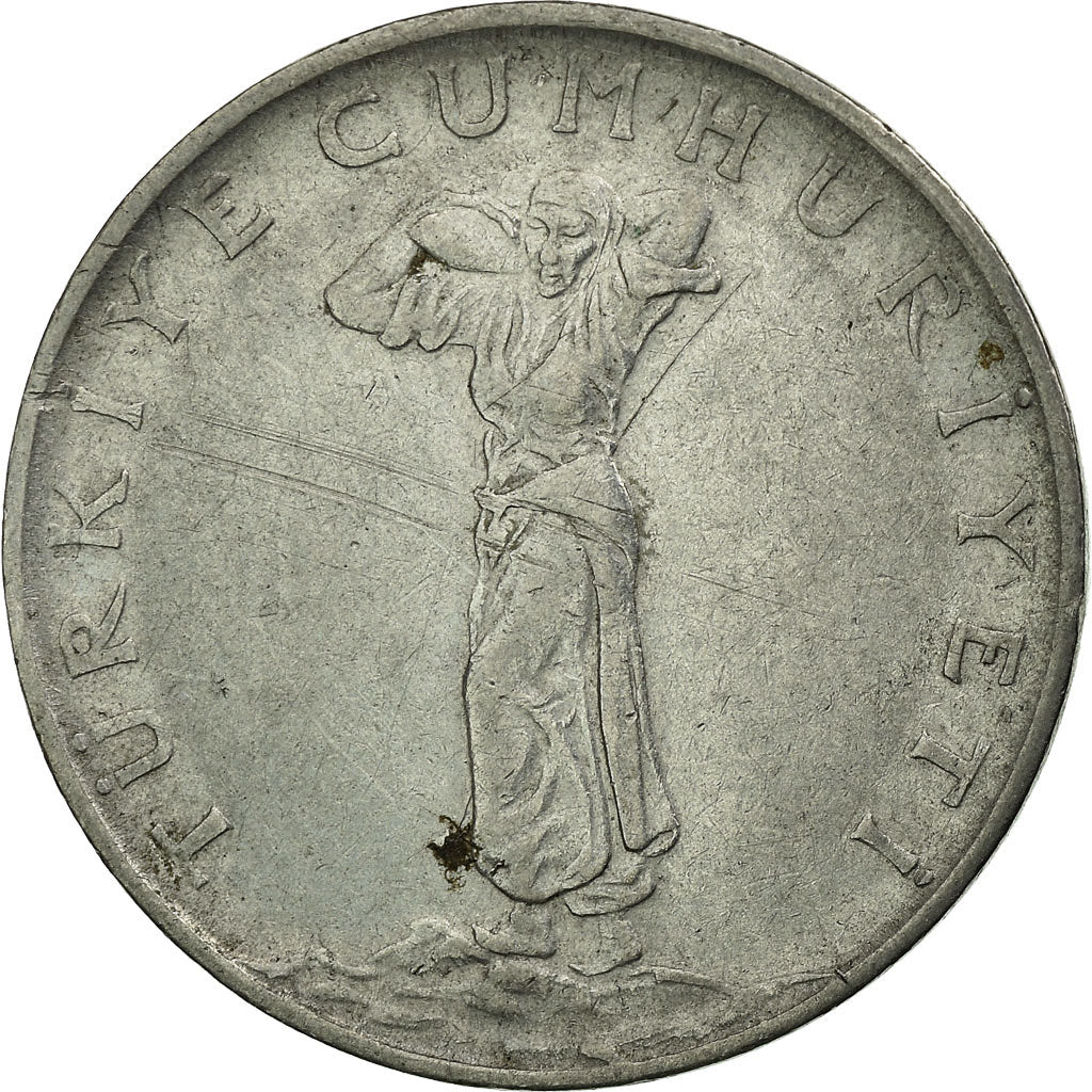 Coin, Turkey, 25 Kurus, 1969, VF(30-35), Stainless Steel, KM:892.3