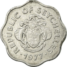 Moneta, Seychelles, 5 Cents, 1977, British Royal Mint, BB, Alluminio, KM:31