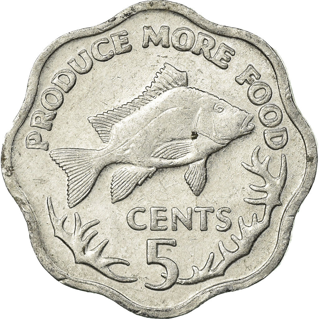 Moneta, Seychelles, 5 Cents, 1977, British Royal Mint, BB, Alluminio, KM:31