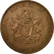 Monnaie, Nigéria, Elizabeth II, Kobo, 1973, TB+, Bronze, KM:8.1