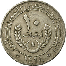 Coin, Mauritania, 10 Ouguiya, 1997, EF(40-45), Copper-nickel, KM:4