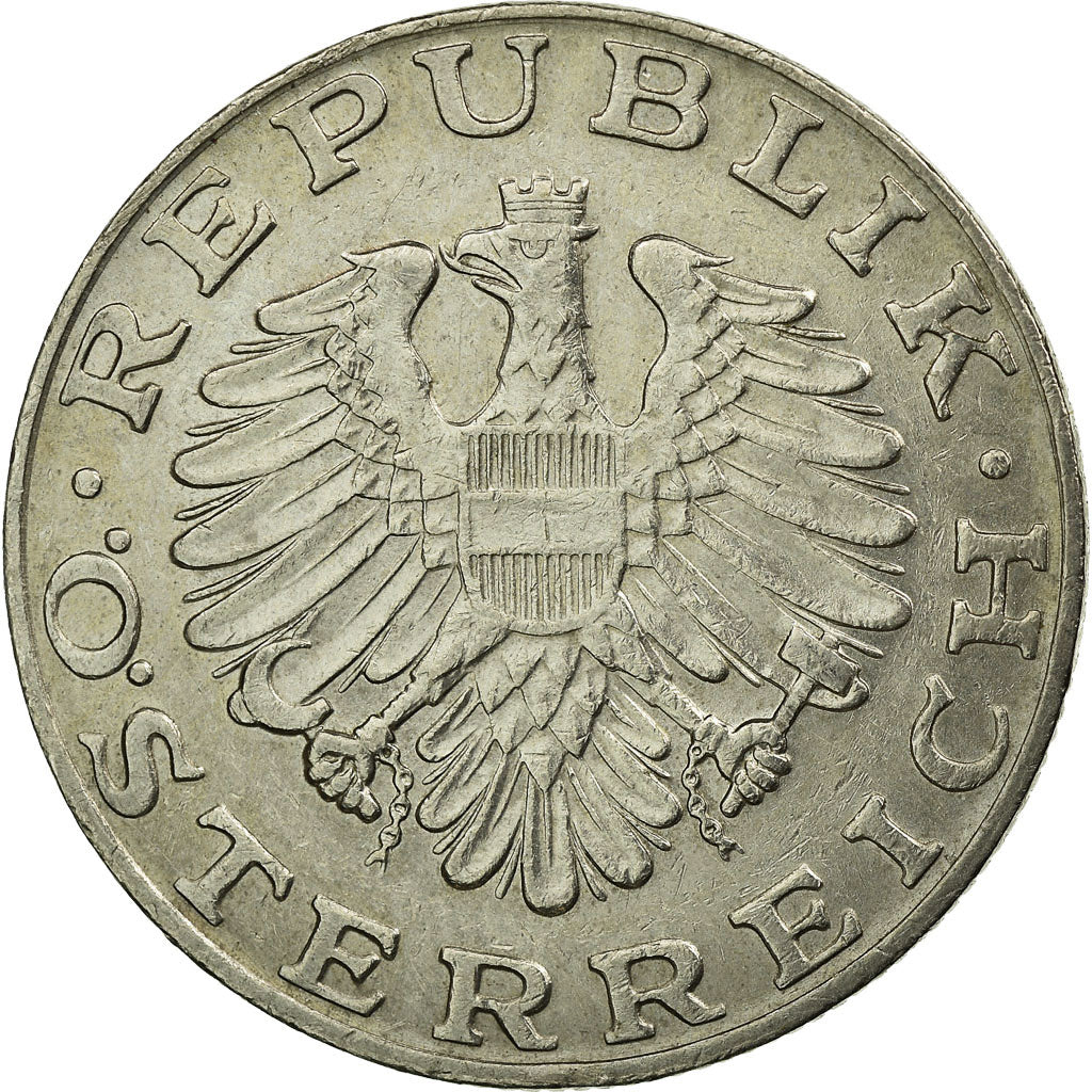 Coin, Austria, 10 Schilling, 1988, EF(40-45), Copper-Nickel Plated Nickel