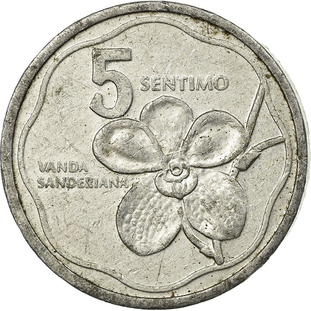 Coin, Philippines, 5 Sentimos, 1983, EF(40-45), Aluminum, KM:239