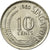 Moneta, Singapur, 10 Cents, 1980, Singapore Mint, VF(30-35), Miedź-Nikiel, KM:3