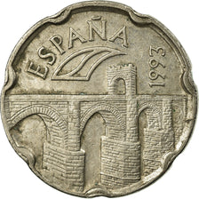 Coin, Spain, Juan Carlos I, 50 Pesetas, 1993, Madrid, VF(30-35), Copper-nickel