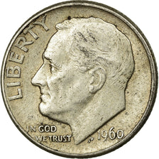Coin, United States, Roosevelt Dime, Dime, 1960, U.S. Mint, Denver, VF(30-35)