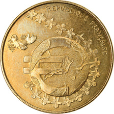 France, 1/4 Euro, 2002, Paris, MS(64), Aluminum-Bronze, KM:1293