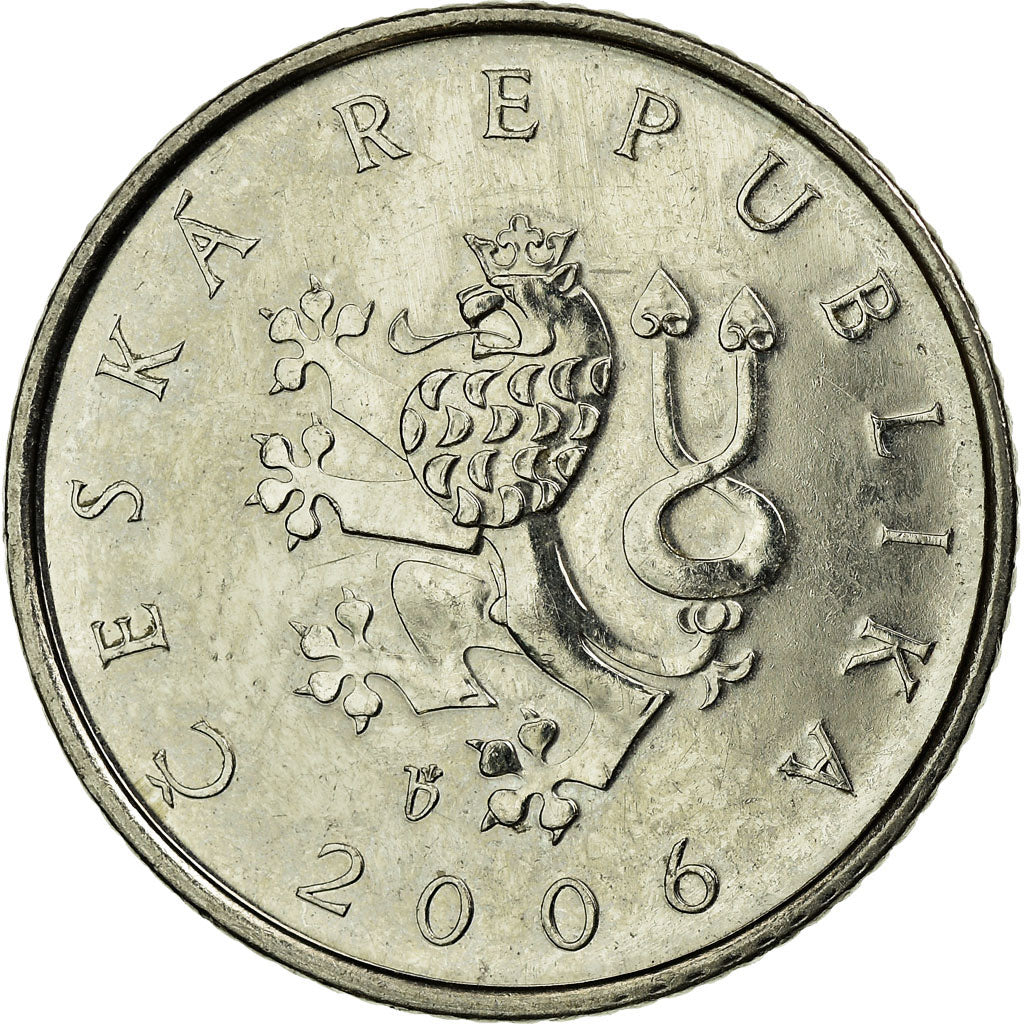 Monnaie, République Tchèque, Koruna, 2006, TTB, Nickel plated steel, KM:7