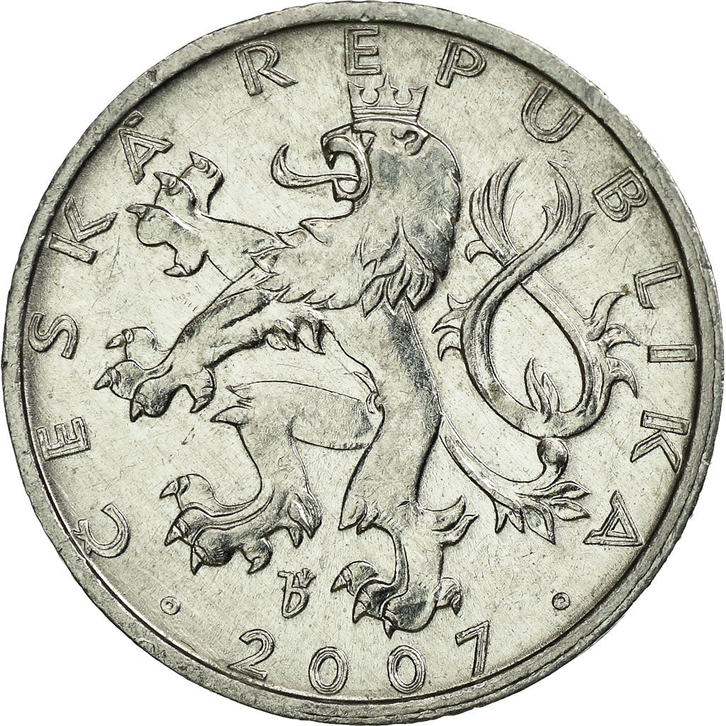 Coin, Czech Republic, 50 Haleru, 2007, Jablonec nad Nisou, EF(40-45), Aluminum