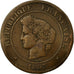 Coin, France, Cérès, 5 Centimes, 1893, Paris, VF(30-35), Bronze, KM:821.1