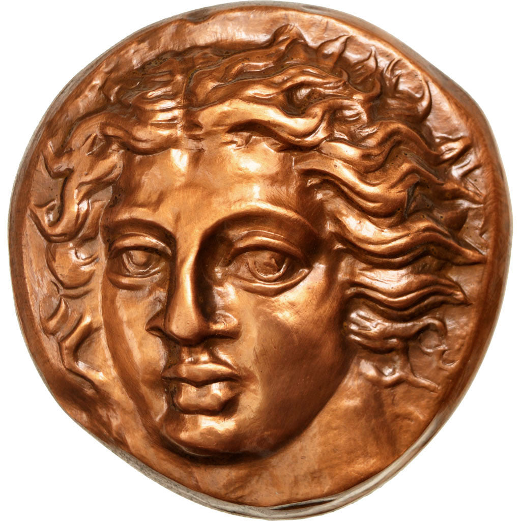 FRANCE, History, French Fifth Republic, Medal, MS(65-70), Copper, 66, 344.00