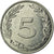 Moneta, Tunisia, 5 Millim, 1996, Paris, EF(40-45), Aluminium, KM:282