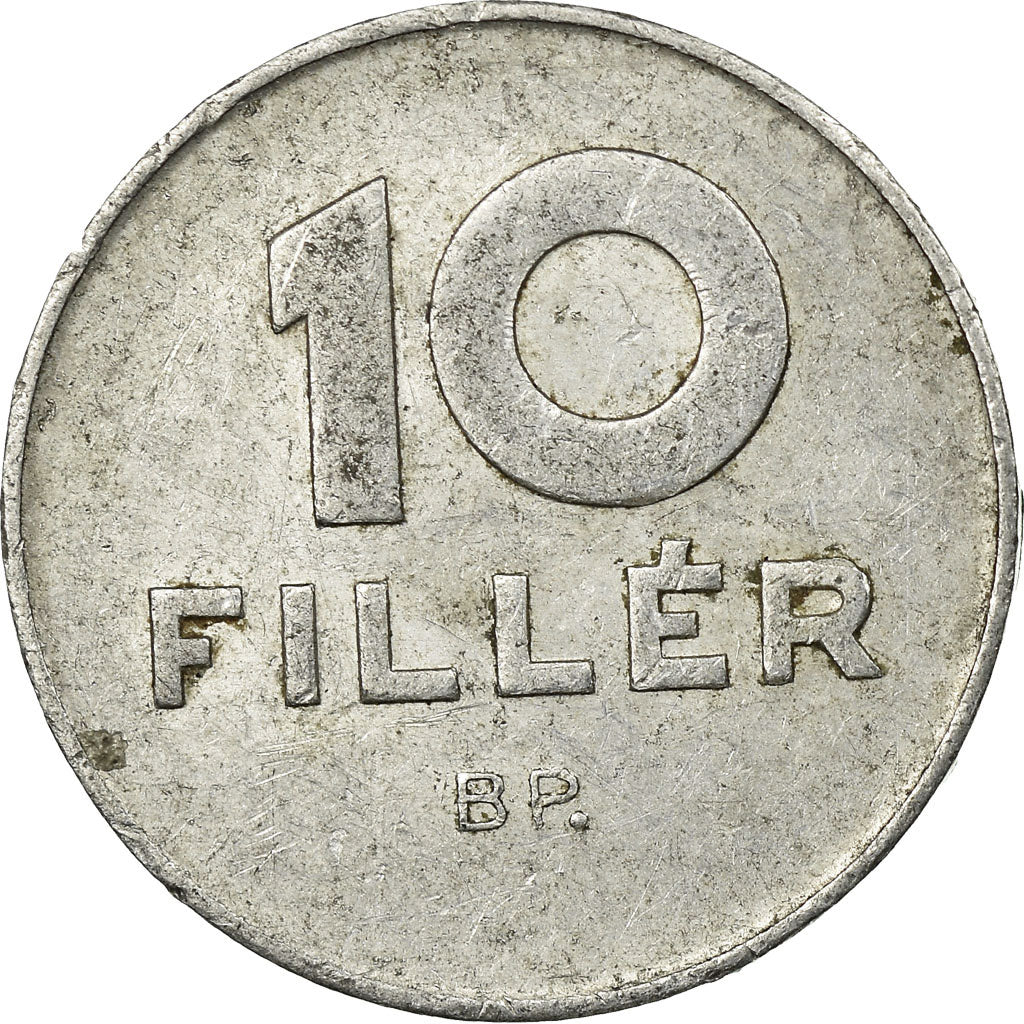 Moeda, Hungria, 10 Filler, 1969, Budapest, VF(30-35), Alumínio, KM:572