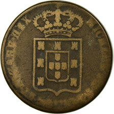 Moeda, Portugal, Miguel, 40 Reis, Pataco, 1832, VF(30-35), Bronze, KM:391