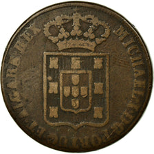 Munten, Portugal, Miguel, 40 Reis, Pataco, 1831, FR, Bronze, KM:391