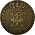 Moneta, Portogallo, Miguel, 40 Reis, Pataco, 1829, MB, Bronzo, KM:380