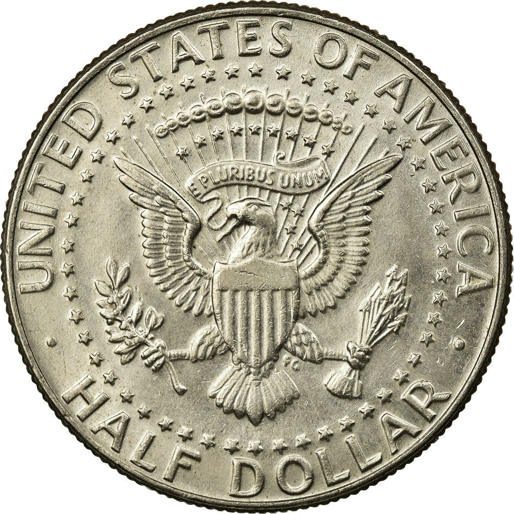 Coin, United States, Kennedy Half Dollar, Half Dollar, 1989, U.S. Mint, Denver