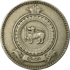 Moneta, Ceylon, Elizabeth II, Rupee, 1969, BB, Rame-nichel, KM:133