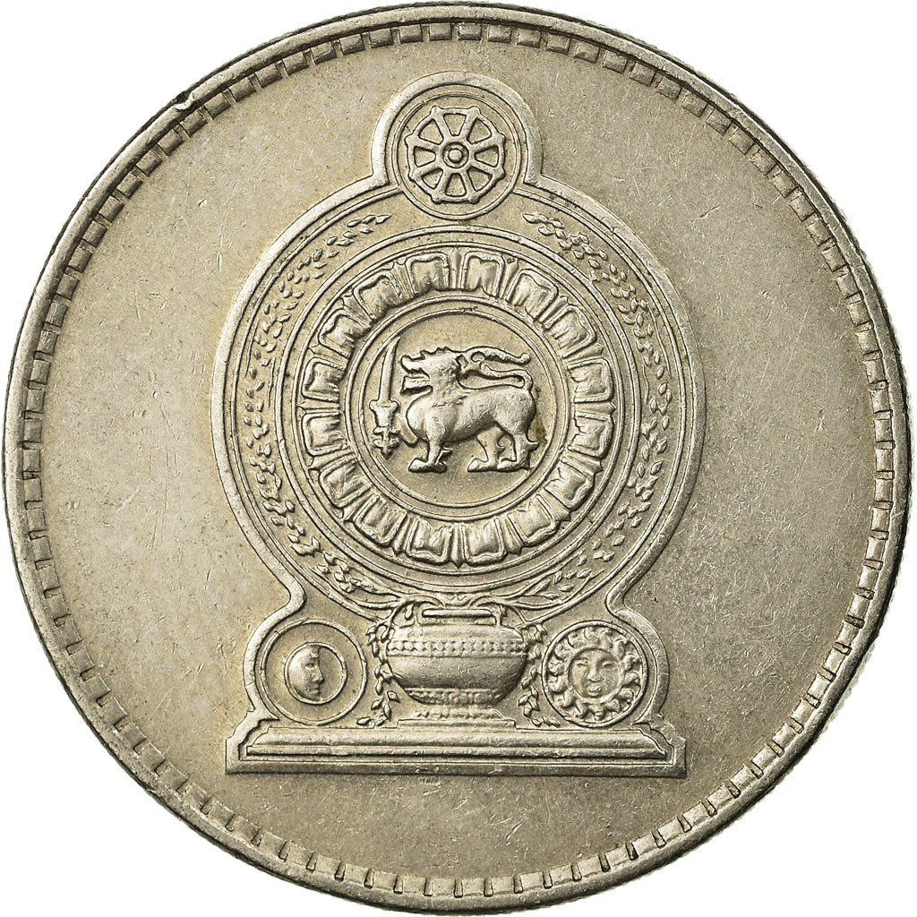 Coin, Sri Lanka, 2 Rupees, 2001, EF(40-45), Copper-nickel, KM:147